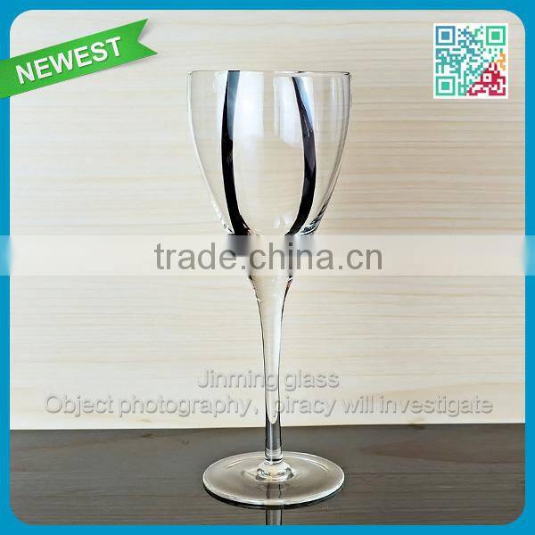 2015 Newest Classical borosilicate glass cup goblet Two Custom red wine glasses stemware cups for toasting club glass cup goblet