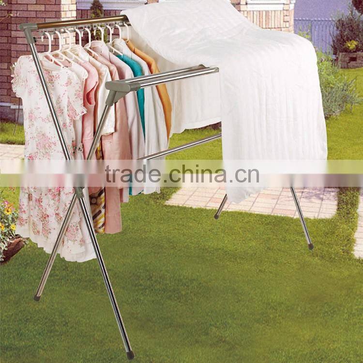 balcony 430 stainless steel retractable clothes hanger stand