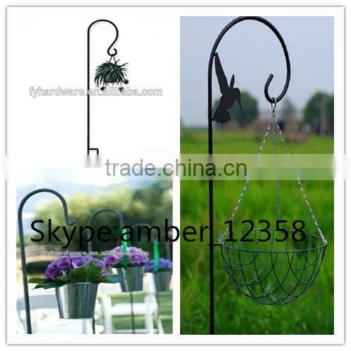 factory produce free standing garden shepherd hook