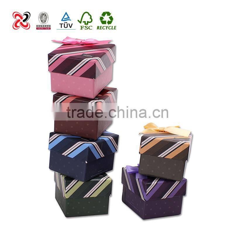 Cheap Ribbon cardboard packaging boxes