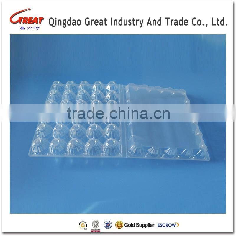 Transparent Pet Plastic Egg tray 6-30 Eggs tray