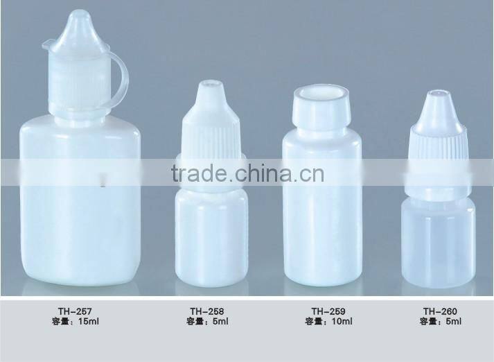 5ml pet eye drops container 5ml pet bottle dropper 5ml plastic eye drops bottle with screw cap