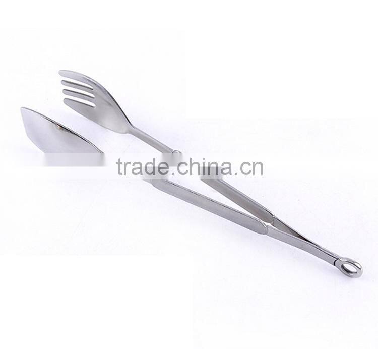 Grilling Tongs with fork and spoon head