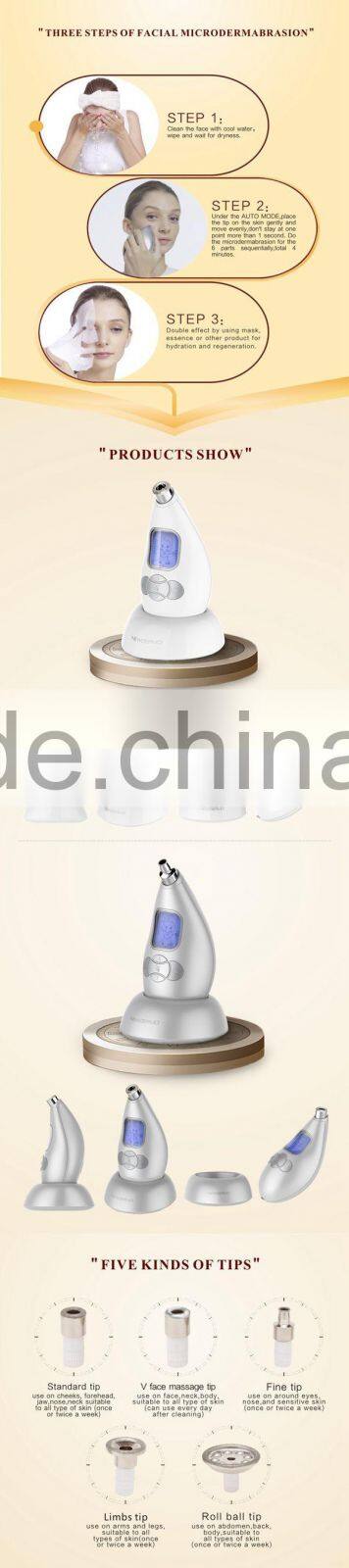 NEW Multifunctional Facial Blackhead Extraction Skin Whitening Beauty Microdermabrasion Handheld Machine