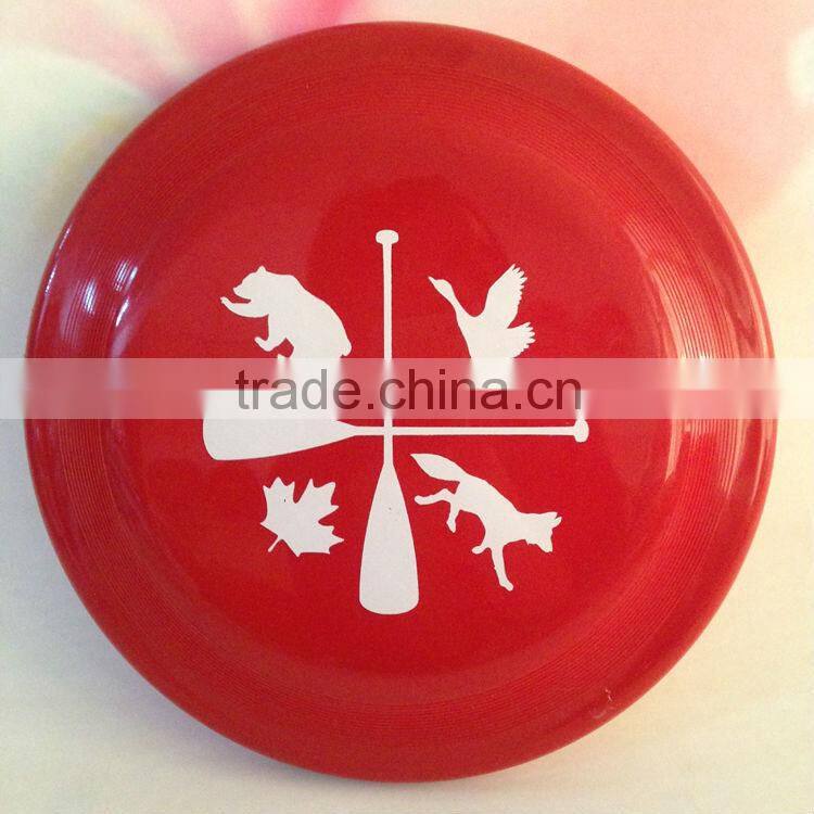 Plastic luminescent frisbee