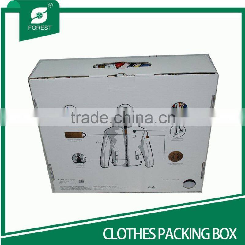 FULL PRINTED CORRUGATED SHIPPING BOX FOR CLOTHES