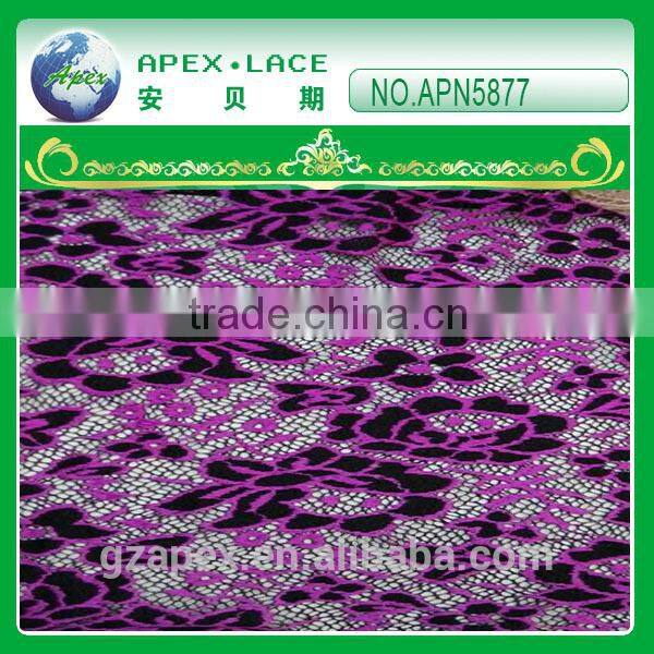 China new arrival design fancy fashion nylon embroidery lace