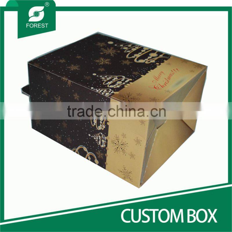 HOLIDAY UES CUSTOM MADE CORRUGATED FOLDER PACKAGING BOX