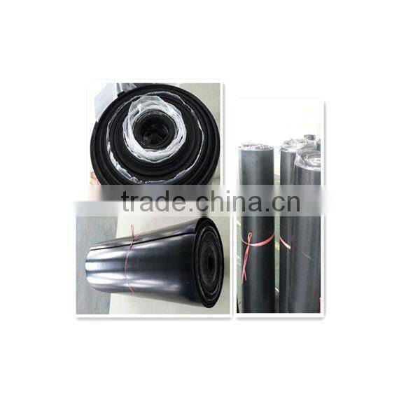 55 ShoreA black CR rubber sheet