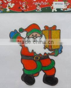 New Arts and Crafts , lying santa and star door sticker