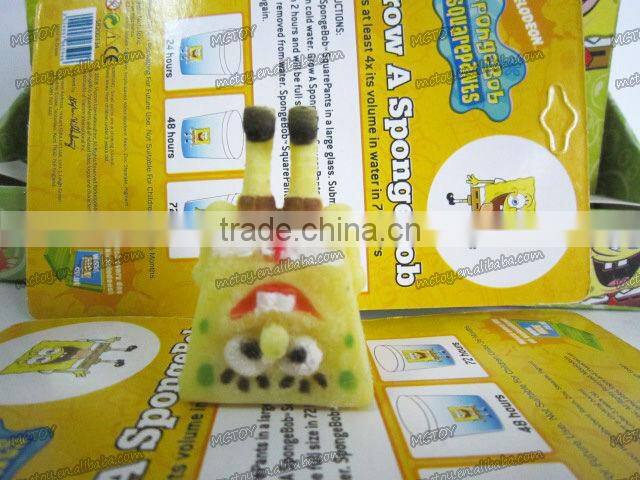 Factory supplier New Growing spongebob magic grow in water toys
