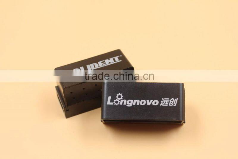 Hot Sale 15 holes Aluminium Dental Bur Holder(Black)