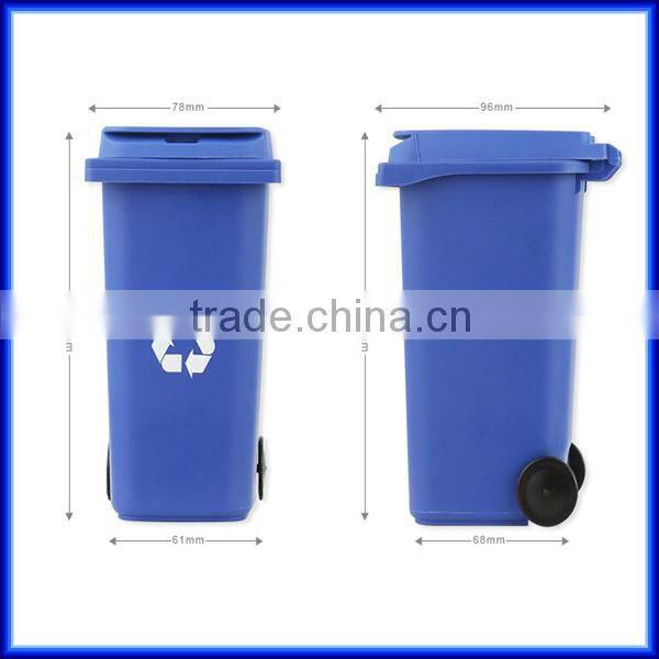 New stationey fashion mini school trash pen holder/plastic office customized trash pen holder/fancy design garbage pen holder