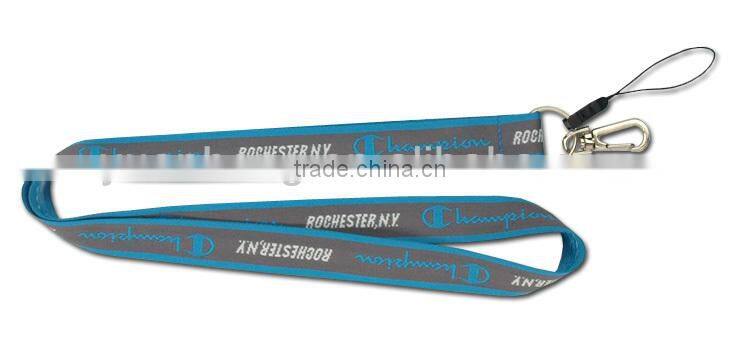 Favorites new polyester embroidery lanyard&woven lanyard