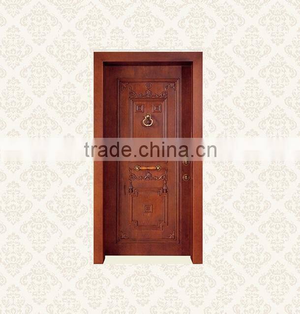 Turkey style Steel Wood Armored door with CE certificate(CF-MT1003)