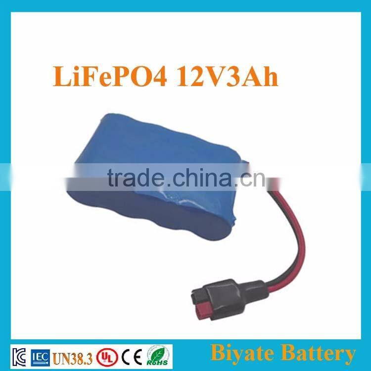 12 volt battery 9Ah 4s LiFePO4 rechargeable battery