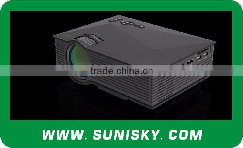2016 WiFi Small LCD Projectors High Brightness LED Projector for Meeting, Training (SMP46)