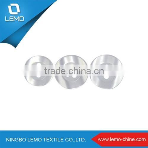 fashion four holes transparent resin buttons