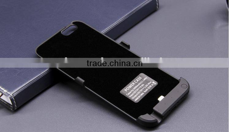 Wireless charger for i phone 6 4.7", China factory supply new battery case product, low price promotional battery case charger