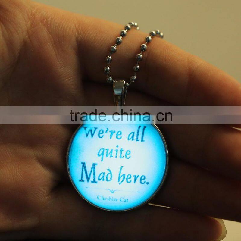 Glowing in Dark Jewelry DIY jewelry---"we are all quite Mao here"
