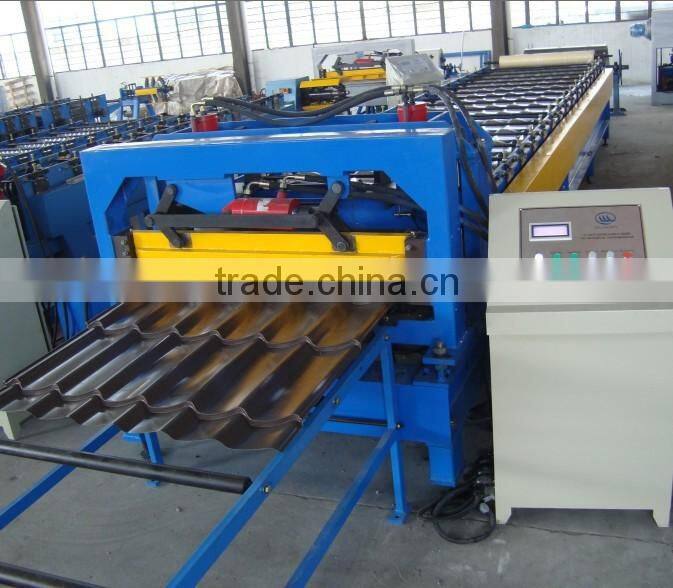 colour steel Roof and step tile making machine