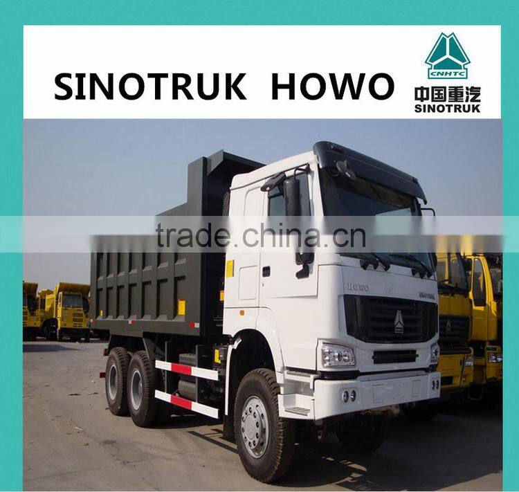 High quality cheaper price than Beiben Used 17m3 Low price 2016 new Sinotruk howo 6x4 tipper truck for sale ZZ3257N3447A
