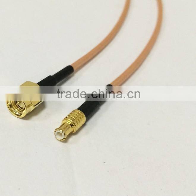 NEW wholesale RF cable assembly RG316 15cm 6inch with SMA male plug to MCX male straight elbow