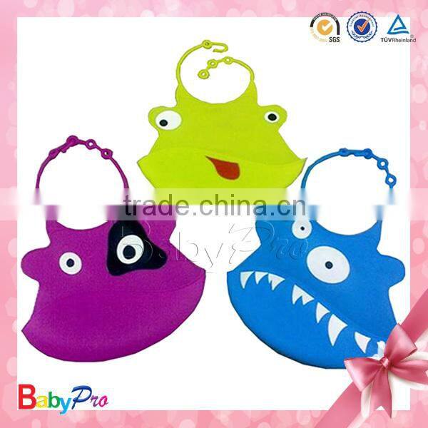 New Products 2015 Innovative Product China Supplier Promotion Item Cute Silicon Baby Bibs Wholesale Baby Bibs