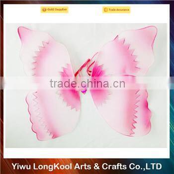 Handmade cheap kids party butterfly wings blue butterfly wings wholesale