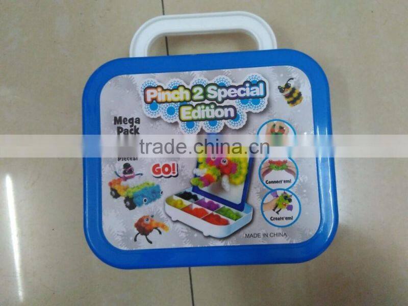 New Kids Plastic Toy Squeezed Block Magic Educational Building Block Set