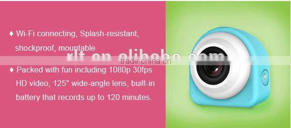 2.4ghz wireless MINI WiFi Sport Action Camera Podo G1 hd1080P with remote control Selfie Camera camcorder IP66 mini wifi camera