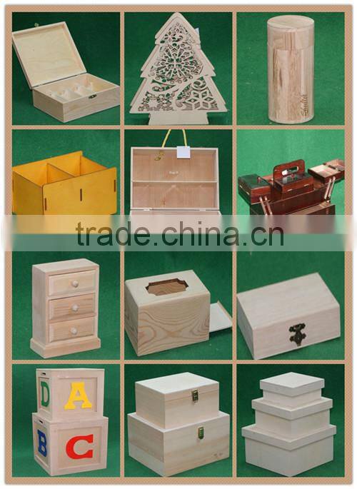 2016 hot sale unfinished birch layer box sets wholesale