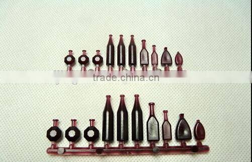 mini model bottle, scale bottle set, plastic bottle in model materails, building model materials, architecture model