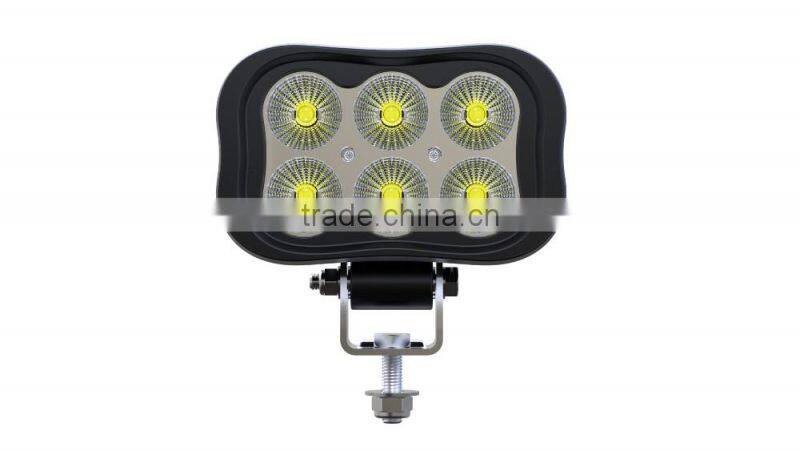 Factory direct offer Oledone 6" 30W rectangular agricultural machinery offroad truck tractor LED work lamp