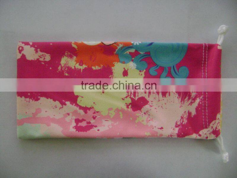 Custom Velvet Jewelry Pouch with Silver Screen Printed Logo