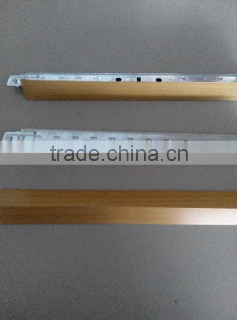 Solid grooved t grid supended ceiling tiles