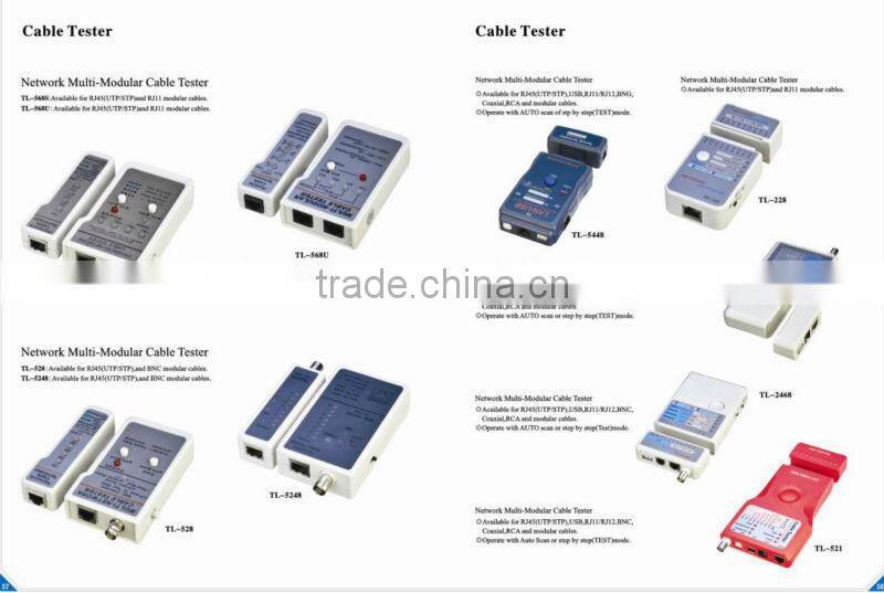 Network multi-modular cable tester