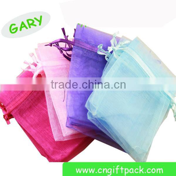 custom plain organza black gift bag wholeasles