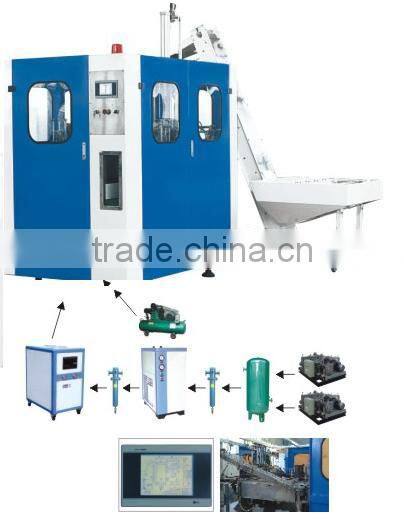 PET bottle plastic extrusion blow molding machine