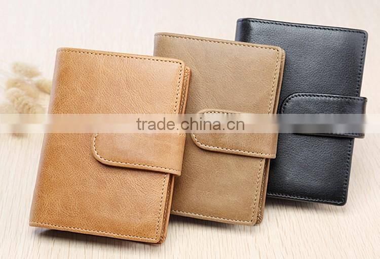 Customed business leather silicone card holder with metal buckle