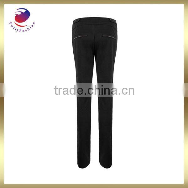 cotton and pu new model jeans pants