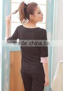 2013 fashion 100 cotton pajamas for girls