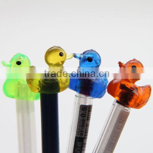 Rubber Sticky Duck Pencil Topper