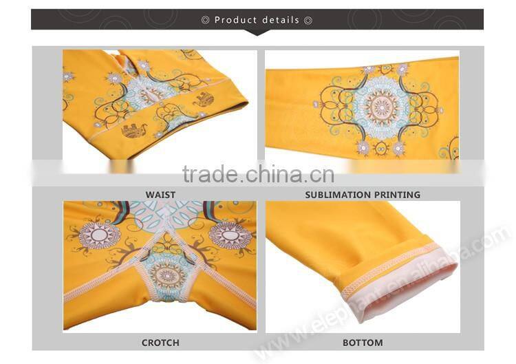 3D digital sublimation printing yoga skinny leggings