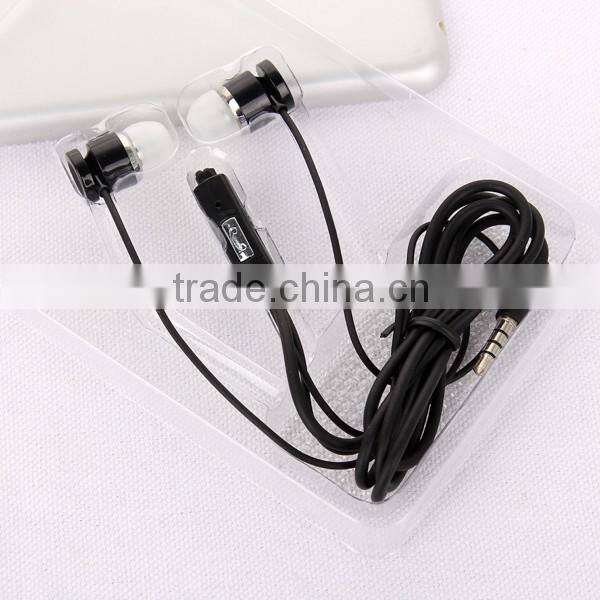 New arrival in-ear earphones for mobile with Mic HIFI Noise cancelling Bass Headsets