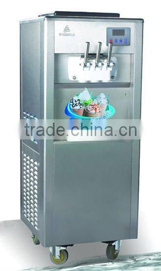 Professional ice cream machine BQL825B , Commercial soft ice cream making machine