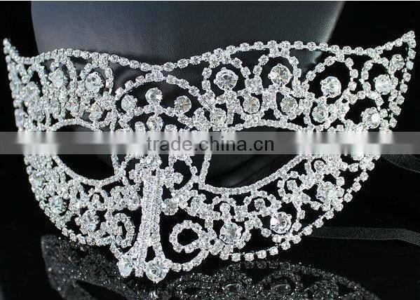 Top Seller Fashion Beautiful Shining Design Party Rhinestone Mask M2002
