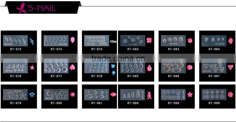 hot sell 3d acrylic nail art mold diy decoration