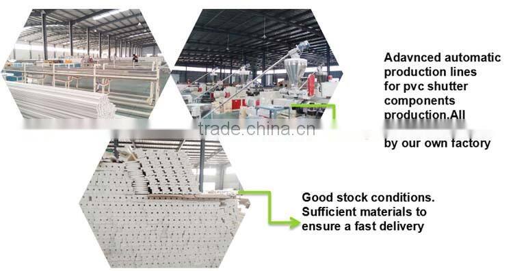 PVC shutter window doors design