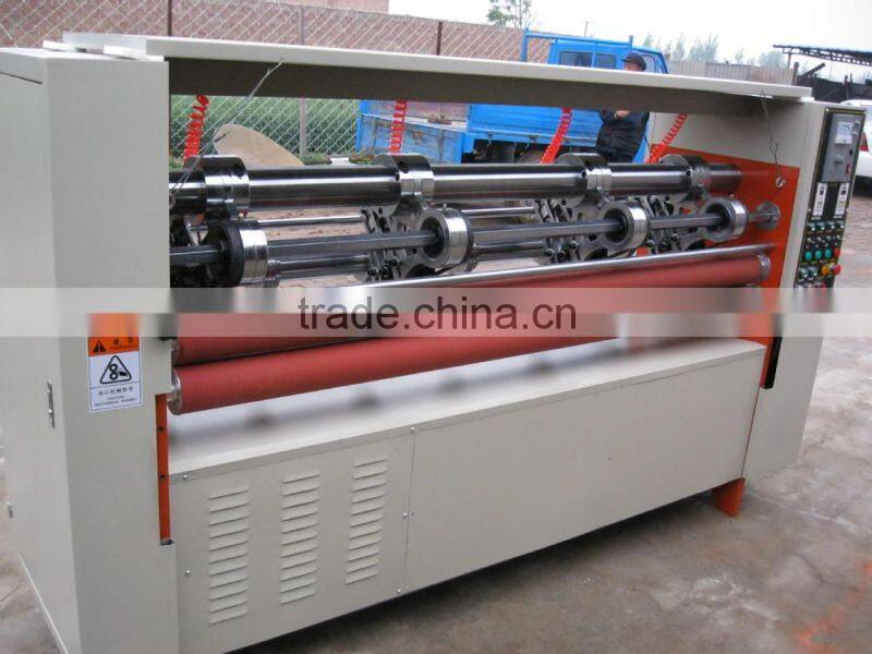 heavy type Full automatic thin blade slitter scorer machine /carton box making machine good selling